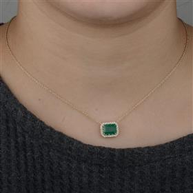 Emerald Diamonds Necklace